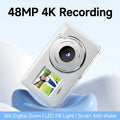 Children's Digital Camera 4800W High Definition Pixel Dual Color Screen 16X Zoom Beauty Feature Front And Back Pixel Camera