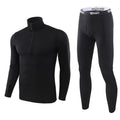 Winter Thick Warm Thermal Underwear Sets Men Compression Fleece Sweat Quick Drying Thermo Long Johns Military Army Clothing