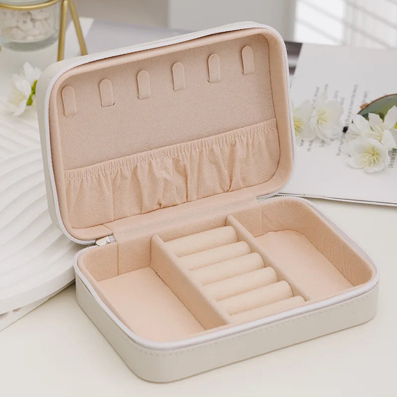 Double - layer Wooden Jewlery Box Ring Jewelry Boxes and Packaging with PU Leather Storage Organizer and - Visuel 5 | SAMAG