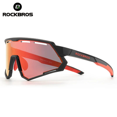 ROCKBROS Bicycle Glasses Polarized Photochromic 2 lenses | SAMAG
