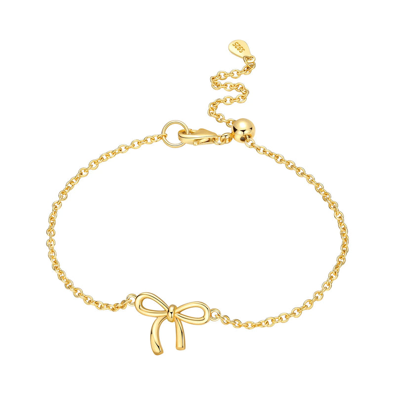 Original 925 Sterling Silver Zirconia Tennis Chain Bracelet for Women Adjustable Gold Color Hot Sale Ideal Birthday Party Gifts