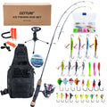 Goture Winter Ice Fishing Rods 32‘’ 2 tips Spinning Rod M/MH Power Cork Handle Ice pole Ultra-light Carp Fishing