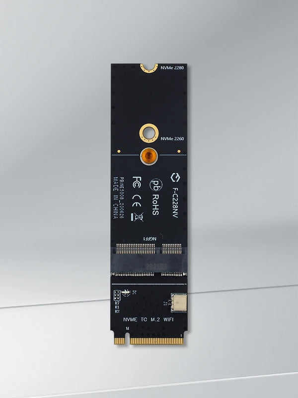 Wireless M.2 A+E Key Slot To M.2 M Wifi Bluetooth Adapter For Intel AX200 9260 bcm94352Z Card NVMe PCI - Visuel 5 | SAMAG