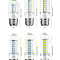 E27 LED Corn Bulb E14 Lamp GU10 Spotlight G9 Ceiling Chandeliers 220V Indoor Home Bedroom Living Room B22 Lights Cool/Warm White