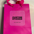 Custom Waterproof PVC Square Stickers 1/70/210 Pcs Personalized for Party Label Packaging