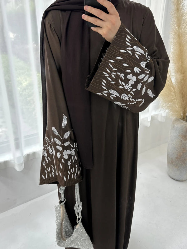 Turkey Emboridery Abaya for Women Dress Morocco Dubai Islam Vestidos Eid Muslim Arab Long Robe Ramadan Kaftan Abayas Jalabiya