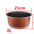 Rice Cooker Liner General Food Stainless Steel Uncoated Thickened 2L3L4L5L6L8L Rice Cooker Inner Pot