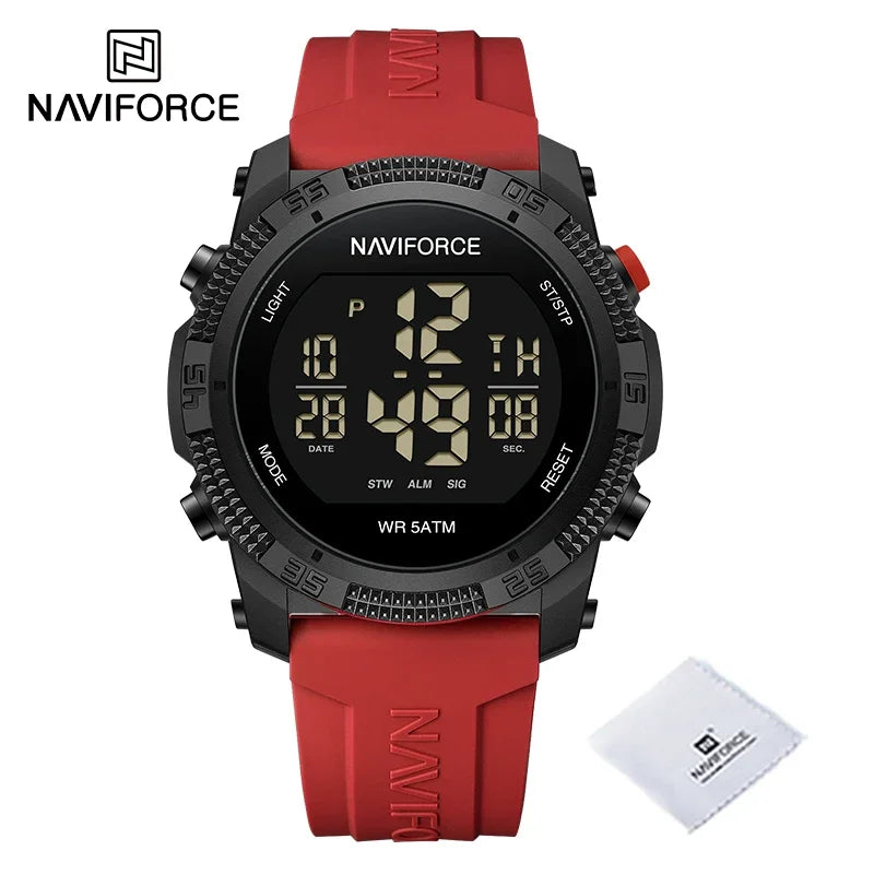 New Original Men Electronic Watches Simple Trend Wild Silicone Strap Wristwatches for Man 5ATM Waterproof - Visuel 11 | SAMAG