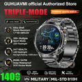 New 1400mAh Battery Sports Smart Watch 1.7” SOS+Flashlight Exercise Record Bluetooth Call Waterproof Health Watch For Android iO