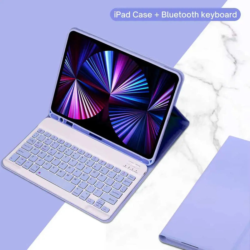 Tablets Keyboard Case For iPad 10th 11th A16 Generation Air 11 2025 Air 4 5 10.2 9/8/7th 10.5 9.7 Pro 12.9 13 11 Mini 6 7 Cover