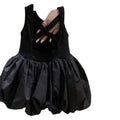Infant Babys Girls Backless Sling Dress Cotton Solid Sleeveless Children Girls Dress Loose Flower Bud Dress For 2-8Y Kids Girls