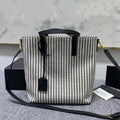 Handbag Texture Luxury Soft Leather Designer Large Capacity Tote Women Bag With Hanging Accessories Shoulder Bag
