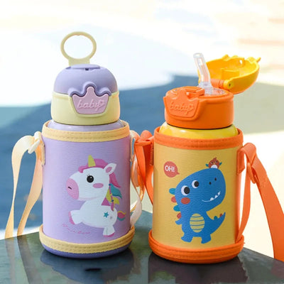 500ml Unicorn Kids Thermos Bottle Cute Children's Thermal | SAMAG