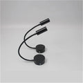 L40cm Long gooseneck 3W Led Wall Light Bedside Led Wall Lighting Black Switch hose AC90-260V 110V 220V reading Lights book lamp