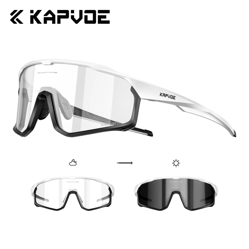 Kapvoe Photochromic Cycling Sunglasses for Men Glasses - View 28 | SAMAG