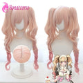 Dressing Doll Falling in Love Kitagawa Marin Cosplay Wig Double Ponytail Synthetic Long Curly Wig Anime Coser Cute Girl Wig