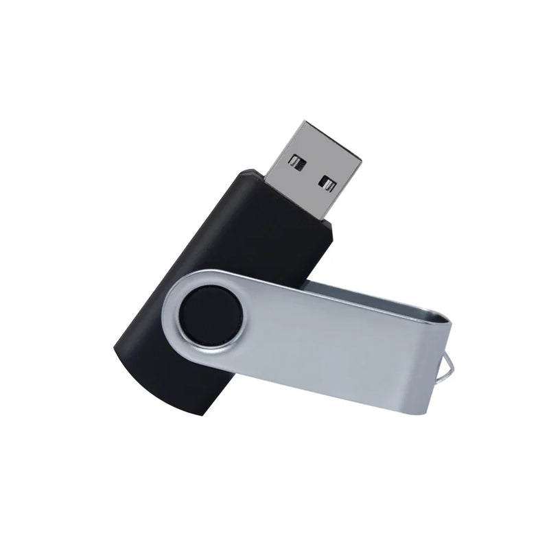 Флешка USB 32GB Flash Drive 16 Giga Memory Stick Metal Jump Swivel Pendrive Portable 64 128 GB 2.0 Pen - Visuel 9 | SAMAG