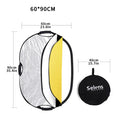 Selens 5 in 1 Collapsible Reflector Board Oval Portable Light Diffuser With Bag for Photo Studio Live Photography Kits 반사판