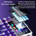 AULA L99 Intelligent Screen Mechanical Keyboard Bluetooth Wireless Tri-mode Night Gaming Laptop Keyboard 8000mAh Raindrop Switch