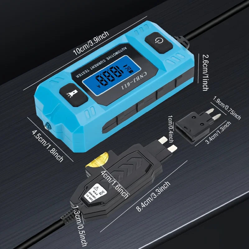Automotive current tester Circuit Tester, Automotive Electric Circuit Tester with Voltage Display LED Light, Car Power