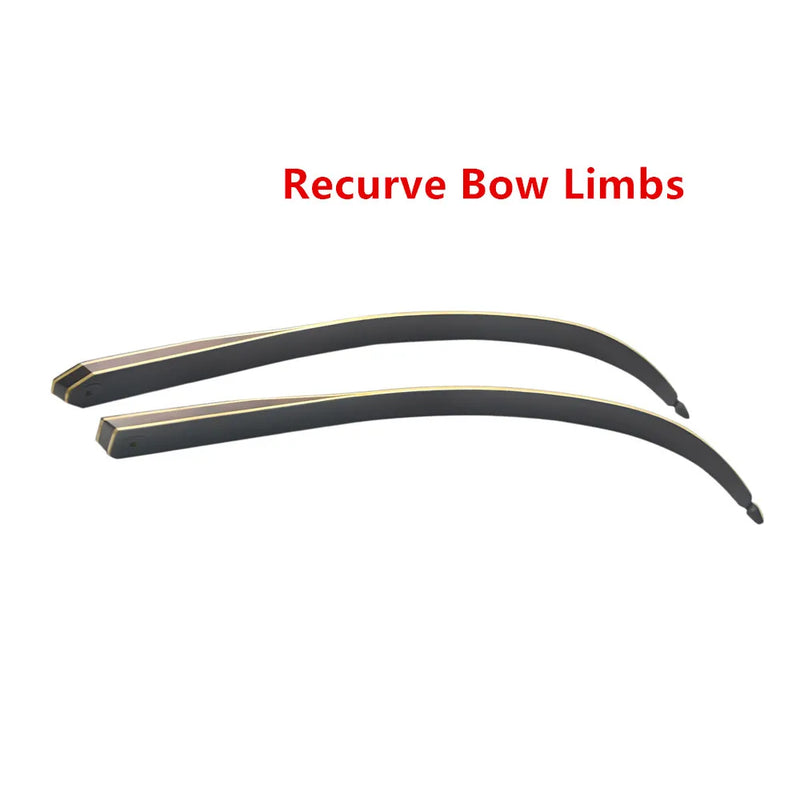 25-60lbs Black Hunter Recurve Bow Long Limbs Takedown | SAMAG