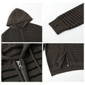 CHIC VEN Women Fashion Cardigan Casual Hooded Striped - View 5 | SAMAG