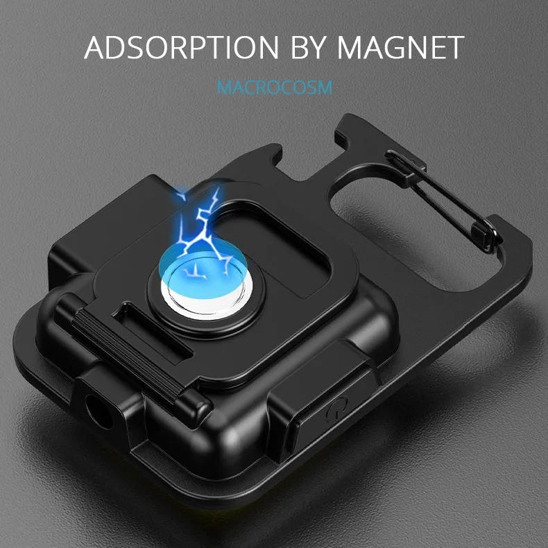 1-5PCS Mini 1500LM LED Flashlight Work Light Portable Pocket Flashlight Keychains Torch USB Rechargeable For Outdoor Camping