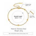 5Pcs Minimalist Chain Bracelets Women Stainless Steel Twist/Paperclip/Cuban Adjustable Stack Jewelry - Visuel 19 | SAMAG