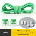 Spring Lock Shoelaces No Tie Shoe Laces Sneakers Round Elastic Shoelace Kid Adult Quick Without Ties Shoestrings Rubber Bands