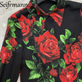 Seifrmann Casual printed two-piece lapel long-sleeved | SAMAG