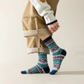 Men's Dress Socks, Cotton Crew 3 Pairs, Breathable | SAMAG