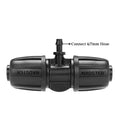 2~10Pcs 16mm PE Pipe Connectors Garden Watering Irrigation Joints Agricultural Irrigation Quick Connector Straight Elbow Tee