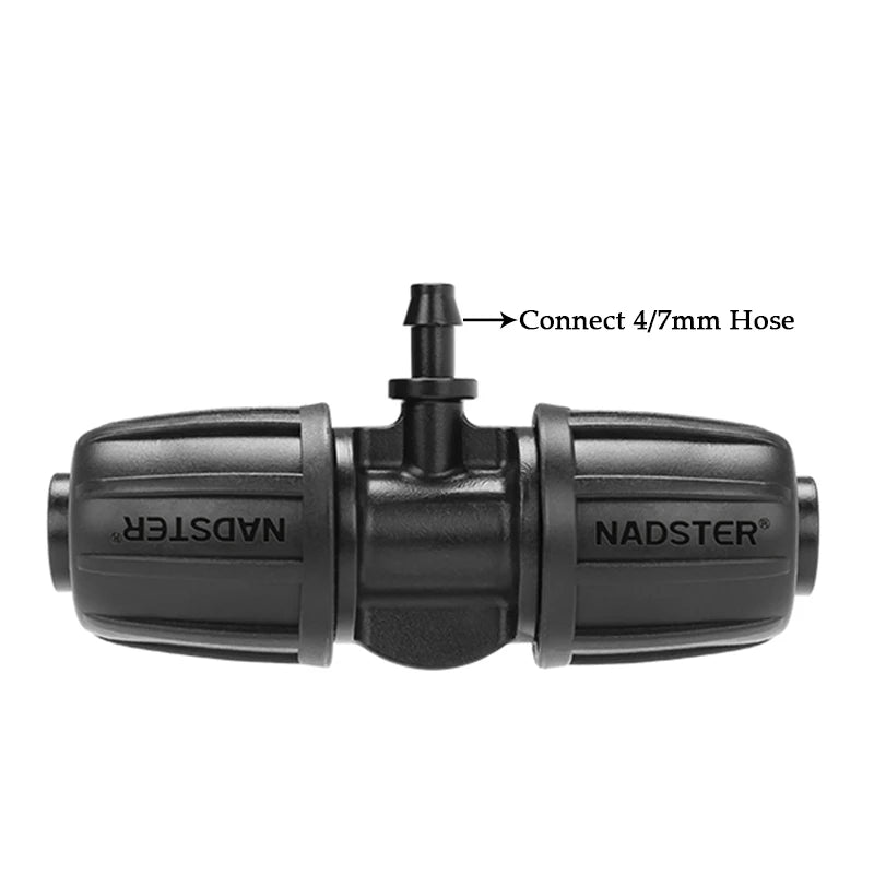 2~10Pcs 16mm PE Pipe Connectors Garden Watering Irrigation Joints Agricultural Irrigation Quick Connector Straight Elbow Tee