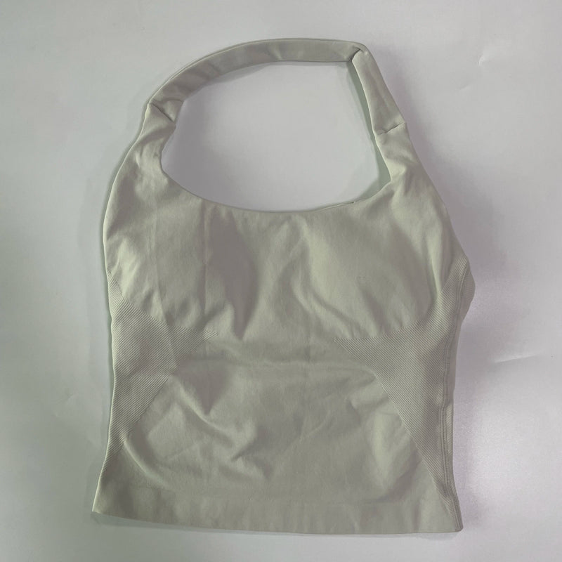 1-2pcs Gym Set Women Backless Tank Tops High Waist Scrunch Seamless Shorts High Waist Yoga Leggings Workout Sets Gym Suit