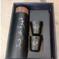 Free LOGO 3 In 1 set of  Thermos Mug Leak_Proof Travel Thermo Cup for Tea Water Coffee Thermo Cafe 500ML Double Stainless Steel