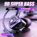 EARDECO 3.5mm Wired Headphones with Mic HiFi Wired Earphone Bass Stereo Headphone Headset Sport Fitness Music Earbuds for Phone