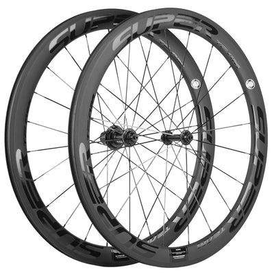 SUPERTEAM 50mm Clincher Tubeless Carbon Wheelset Road | SAMAG