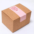 100pcs/roll Thank You Sticker Seal Labels Small Business Gift Decor Sticker Package Sticker Sealing Package Is Happy To See You