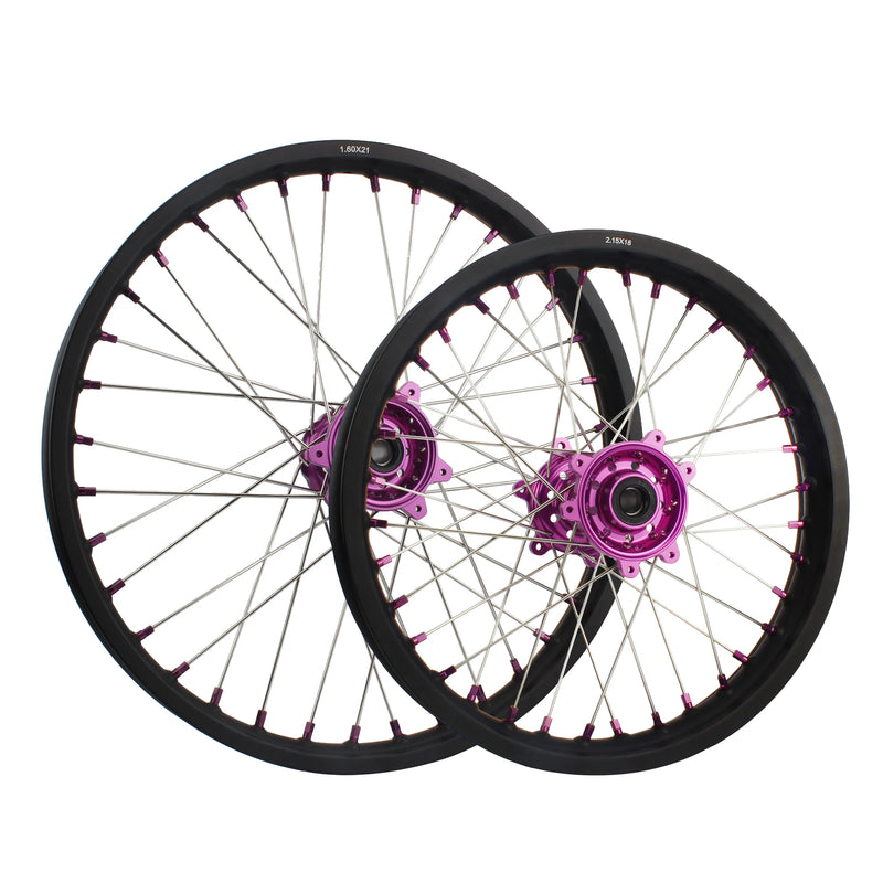 For Surron Ultra Bee Rear And Front Wheel Set 21×1.6 And 18×2.15 Aluminum Motocross Accessories Electric Bike Enduro