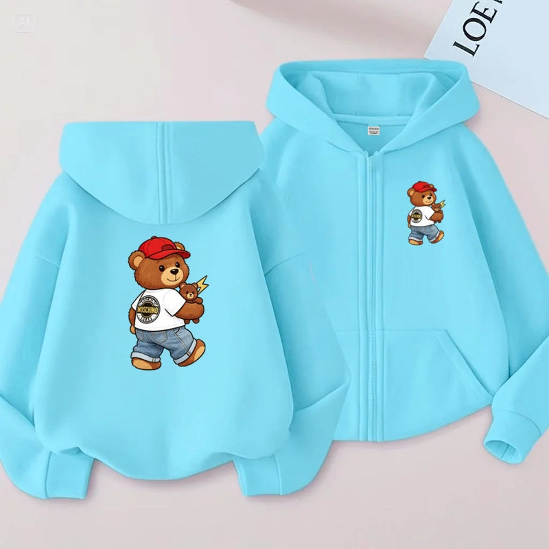 Children's Sports Jackets, Cute Animated Printed Zipper - View 16 | SAMAG