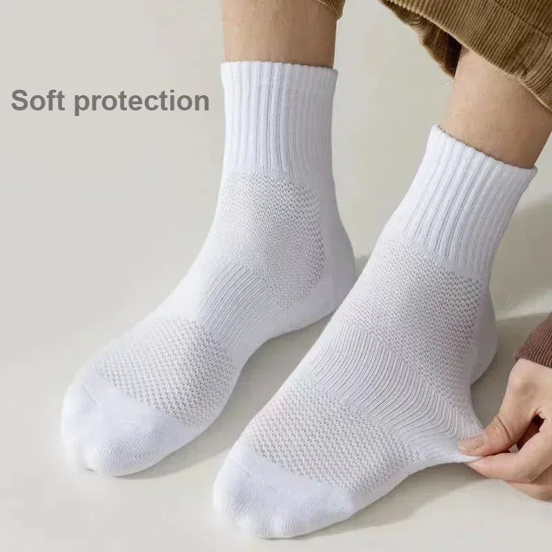 10pairs HLHYX Socks Men's Cotton Deodorant Winter Towel | SAMAG