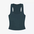 ANK Air Summer Top with Solid Color, Black and White Powder, Wide Shoulder Strap, I-Shaped Tank Top, Women's Sports, Daily Wear