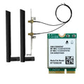 WDXUN for MT7925 WiFi7 Network Card Bluetooth 5.3 M.2 NGFF Wireless Adapter 5400Mbps Tri Band 2.4G 5G 6GHz - Visuel 3 | SAMAG
