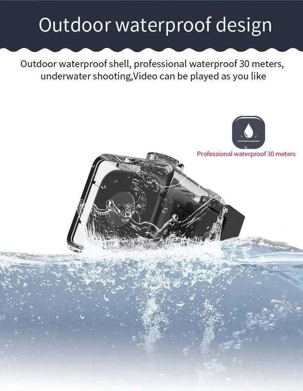 1080p SQ28 Outdoor Waterproof Sports Camera  Portable Car Mini DV Camera High Definition Aviation Small Direct Recording Camera