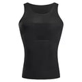 Men's Compression Body Shaper Vest Seamless Slimming Tank Top Waist Trainer Belly Control Undershirt Shapewear for Weight Loss