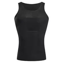 Men's Compression Body Shaper Vest Seamless Slimming Tank Top Waist Trainer Belly Control Undershirt Shapewear for Weight Loss