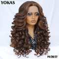 Latisha Lace Front Wigs Synthetic 24 Inch T Part Wigs For Afro Women Latisha Lace Front Wigs With Baby Hair For African Female