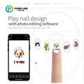 Customized Portable Automatic Intelligent 3D Digital Nail Art Printer with Single Cartridge for DIY Photo Custom Nail Design