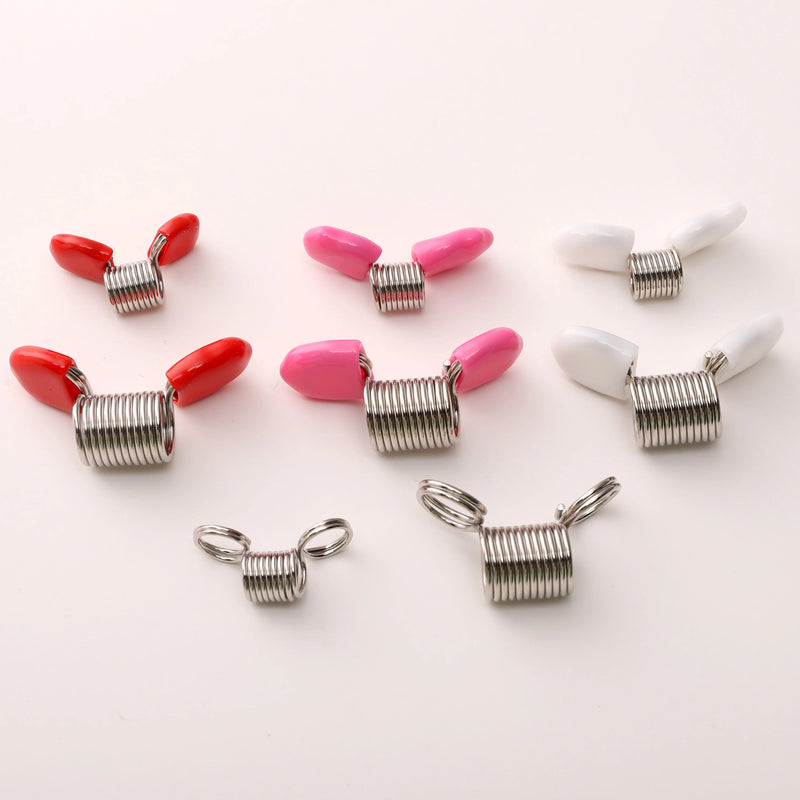 1 Pcs Beads Stopper Spring Clamps Creative Bead Wire End Jewelry Making Tool, DIY Bracelet Necklace Tool Accessory for Handmade