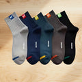 5 Pairs Men's Anti-Odor Thick Long Socks - New Autumn | SAMAG